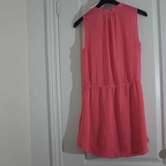 Aritzia Babaton Coral Benedict dress 100% silk sleeveless size M - Picture 2 of 9